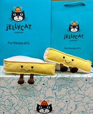 Jellycat Amuseables Brie Cheese Plush – New with Dust Bag – Fast UK Shipping