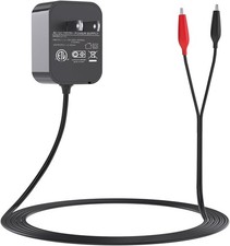 6V Battery Charger, Sealed Lead Acid Battery Charger with Red and Black Alligato