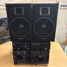 Technics SU-5A ST-8L RS-1W Vintage Mini HiFi System  - With Two SB-F44 Speakers