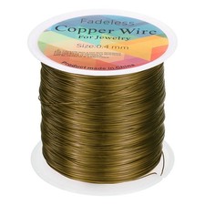 wire 328ft 26 Gauge Copper Craft Wrapping Wire, Ancient Blue