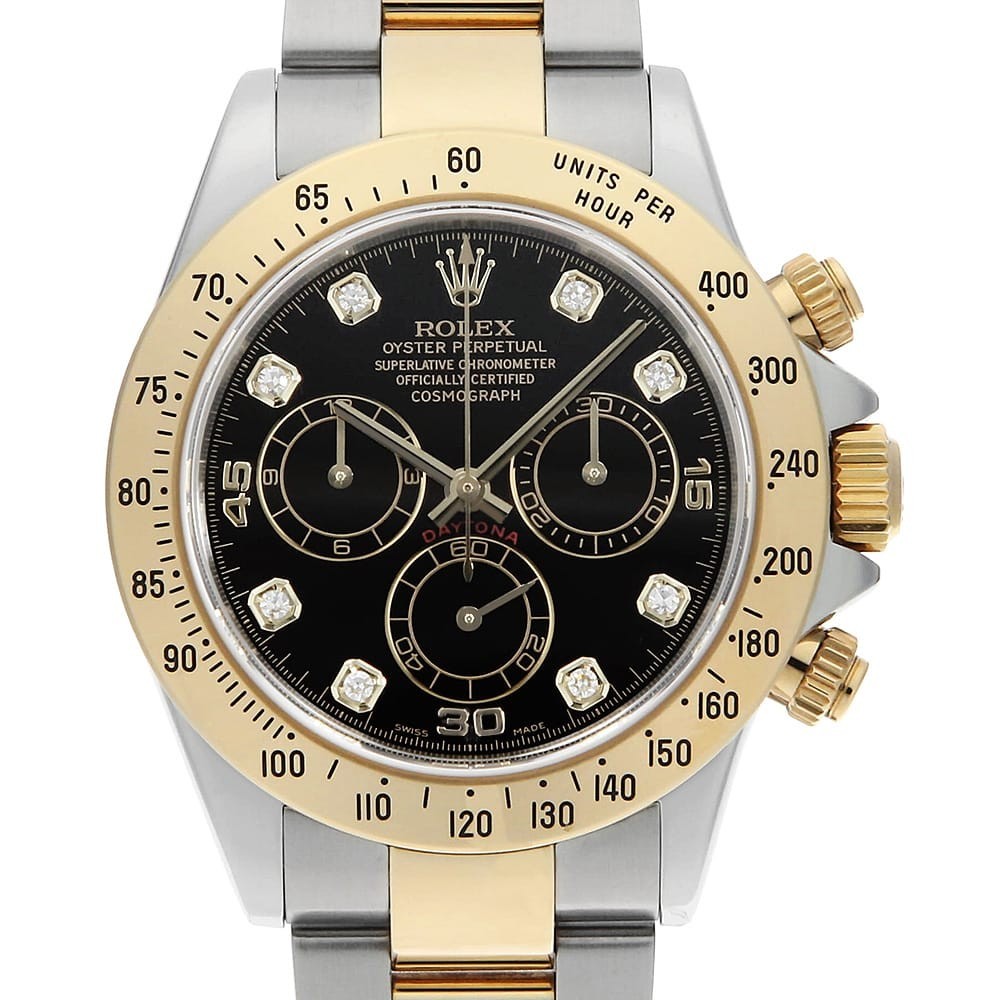 ROLEX Cosmograph Daytona 8P diamond 116523G black Z Number second hand mens