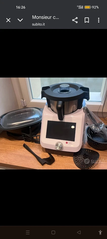 Silvercrest Robot da cucina Monsieur Cuisine Smart SKMS 1200 A1 -Bianco - Immagine 2 di 2