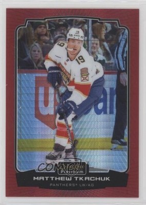 2022-23 O-Pee-Chee Platinum Red Prism 185/199 Matthew Tkachuk #140 16kb