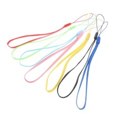 50 Pcs Mobile Phone Cord Colorful Flat Hand Wrist Lanyard Miss Cellphone