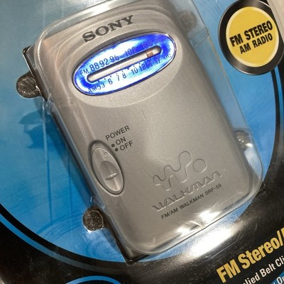 Sony SRF59 AM/FM Walkman Radio - Silver for sale online | eBay