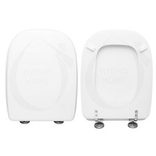 Copriwater Selecta Hatria legno rivestito in resina poliestere bianco