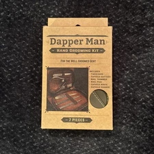 Evriholder Rustic Man Hand Grooming 7 Pc Kit Tweezers Cuticle Nail Trimming File