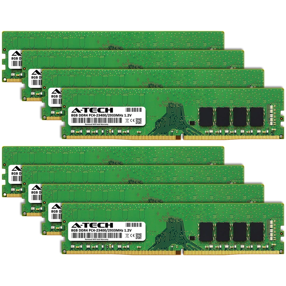 64GB 8x 8GB DDR4-2933 ASUS ROG Strix X299-XE Gaming Memory RAM - Image 2 of 4