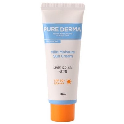 ON THE BODY Pure Derma Mild Moisture Sun Cream 50ml SPF50+ PA++++ K-Beauty NEU