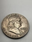 1962 D Franklin Half Dollar Denver Mint Silver 50C Coin