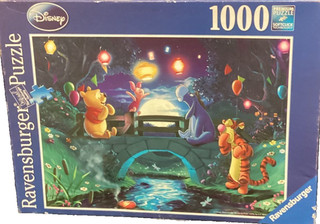 Ravensburger 1000 pc. Disney Winnie the Pooh Sky Lights 2011 Jigsaw Rare