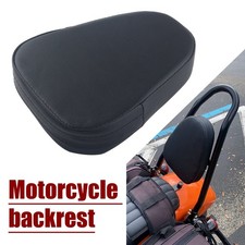 Cuscino Schienale Universale Moto Sissy Bar per Harley Chopper Cruiser Nero