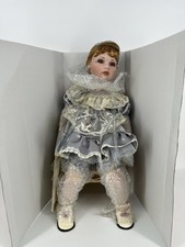 Vintage Porcelain Show-Stoppers Doll  Larissa  With Chair Rare
