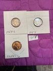 2  Circ. Roosevelt Dimes -1954-S **/1954 90% Silver + CH. BU 1955-S Linc.01 #756