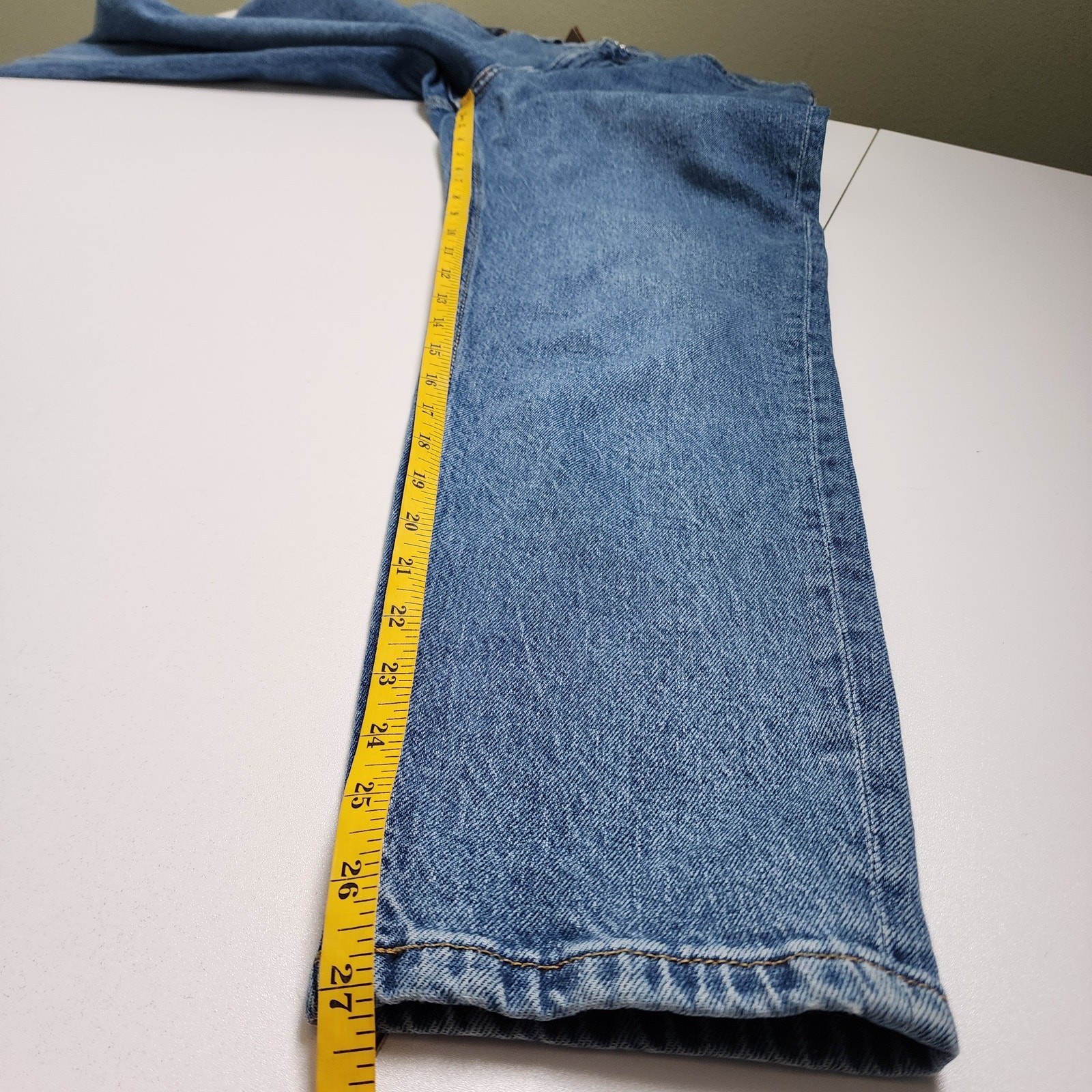 MNG Mango Womens Newmom Comfort High Rise Jeans Size 6 Medium Blue Denim Wash thumbnail 11