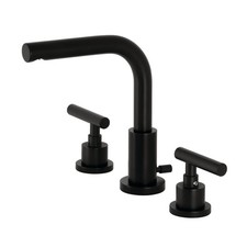 Kingston Brass FSC895.CML Manhattan 1.2 GPM Widespread Bathroom - Black