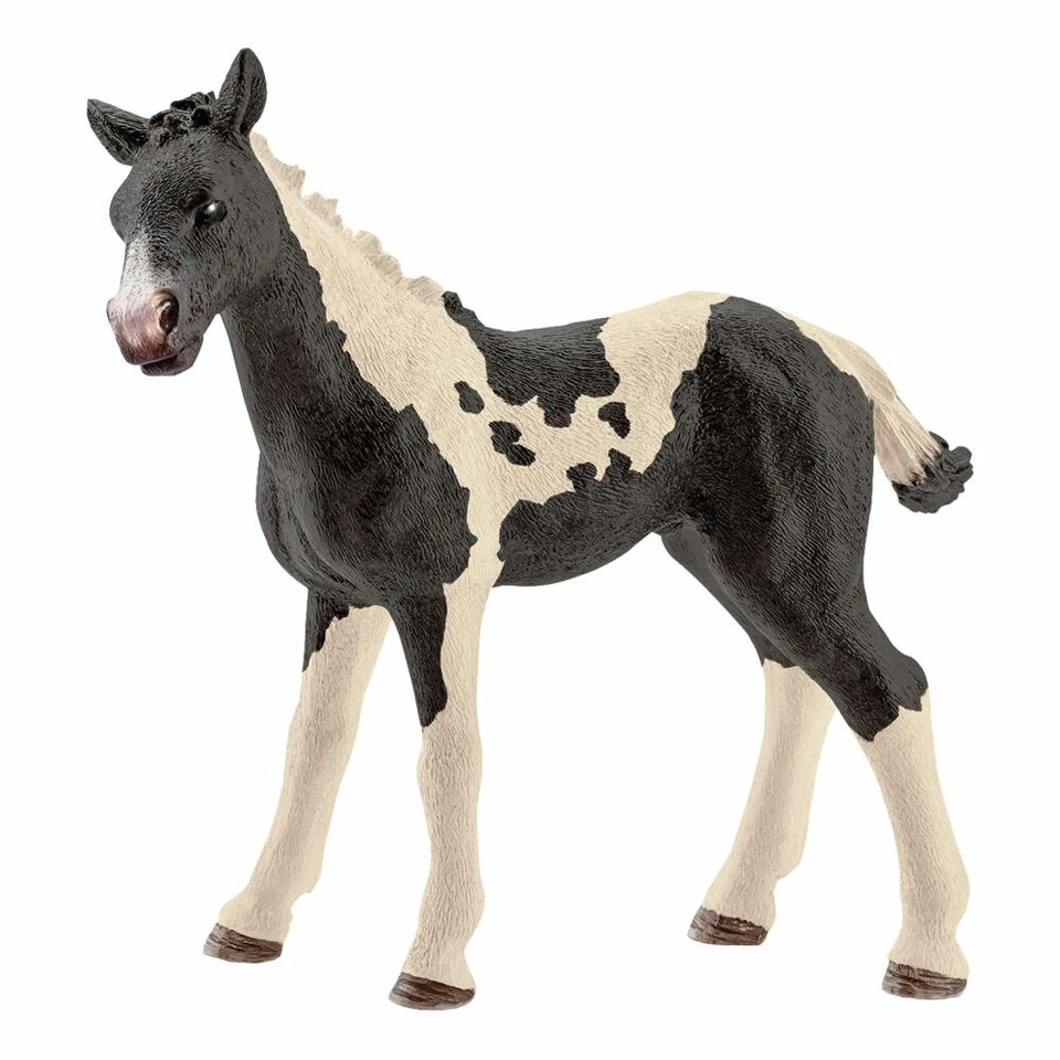 Schleich Farm Life Poulain Pinto Cheval Cheval Western Ecurie Figurine 8 cm - Photo 1/1