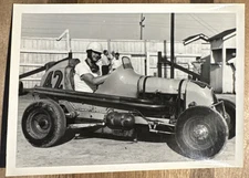 Vintage 5x7 Auto Racing Photo, Tom Cherry