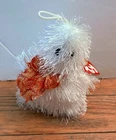 Vintage Beanie Baby Ghosters Ghost Halloween Mini Ornament Plush Animal NWT