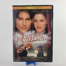 Finding Neverland (DVD, 2005, Widescreen) Buy 3 Get 2 Free Plus Free Shipping
