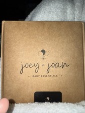 Joey Joan Baby Cradle Sheets 2-Pack Grey Stripes Lamb 18 x 36 - NEW Unopen