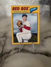 Topps 2026 Heritage Sonny Gray Red Sox Yellow Parallel #162 Short Print