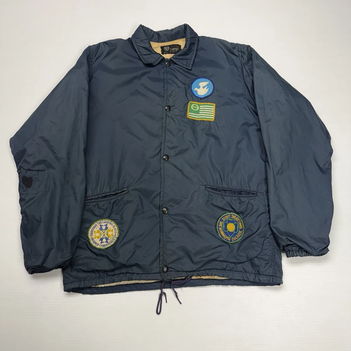 USA製 empire sporting goods ビンテージジャケット EMPIRE 60s USA vintage BROOKWOOD award jacket L エンパイア