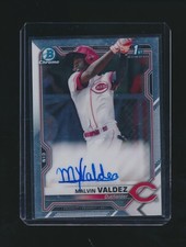 MALVIN VALDEZ 2021 BOWMAN CHROME 1ST RC AUTO #CPA-MV