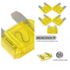 Boat Auto 2-20 PCS 20 Amp 20A Large Blade Style Audio Maxi Fuse for Car RV