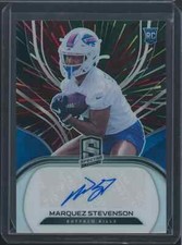 Marquez Stevenson 2021 Spectra Rookie Auto #'d/60 Buffalo Bills AA-3157