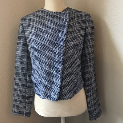 rachel roy zip asymmetrical sweater