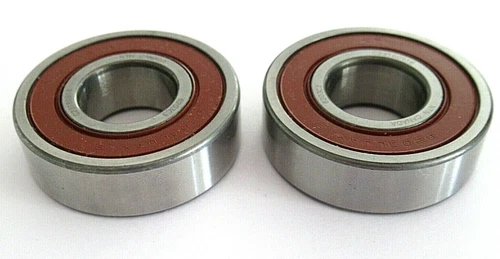 TWO NTN 6203LLU  Deep Groove Single Row Radial Ball Bearing C3 Double Sealed USA