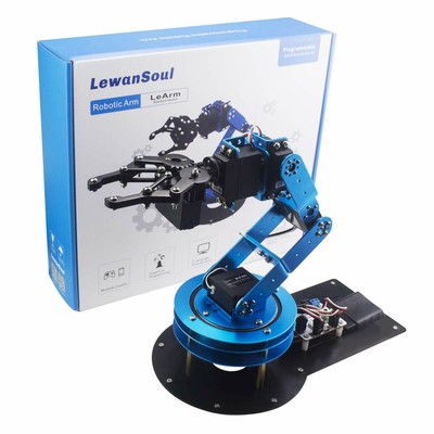 lewansoul learm 6dof full metal robotic arm
