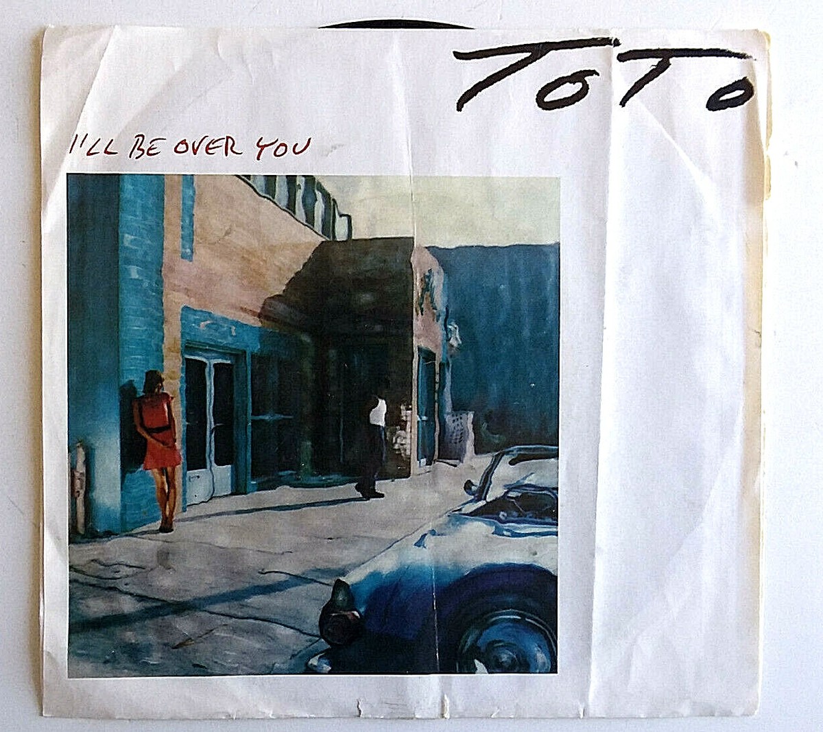 TOTO - I'll Be Over You / In A Word Vinyl 45 RPM 1986 Columbia 38