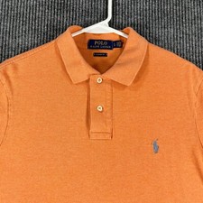 Polo Ralph Lauren Shirt Mens Large Orange Short Sleeve Classic Fit Casual