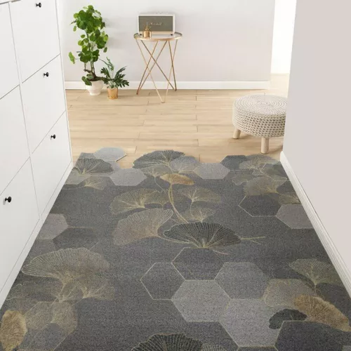 Floor Rug Non-Slip Welcome Carpet Durable Rubber Door Mats Low-Profile Heavy Rug - Picture 30 of 36