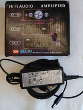 New HiFi Mini 2 Channel Audio Stereo Amplifier  High Power 3A 12V Power Adapter