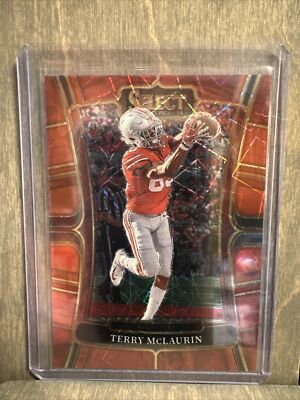 2023 Panini Select Draft Picks Red Lazer Terry McLaurin #70