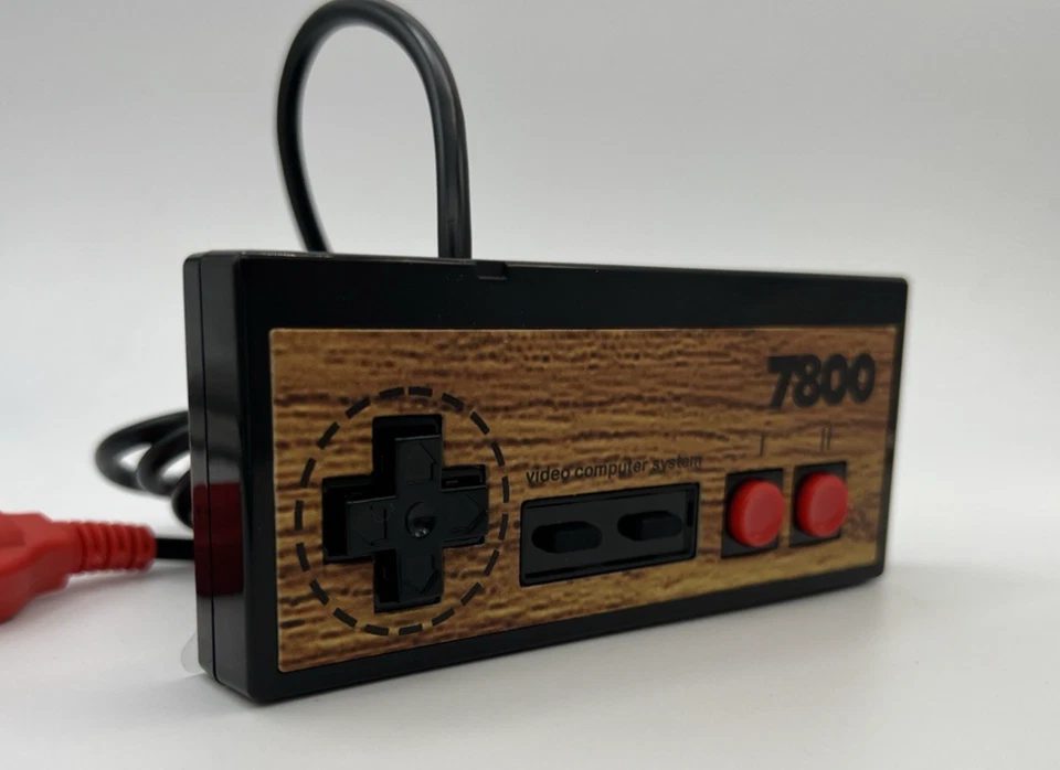 Controller for Atari 7800+ Control Pad Gamepad Joystick 2600 2600+ C64 CX78 Wood - Image 3 of 4