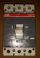 ABB S3N Sace S3  70A 500V 2P  Circuit Breaker