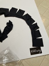 NWT Stars Dancewear Black Slashed Long Sleeve Shrug XL