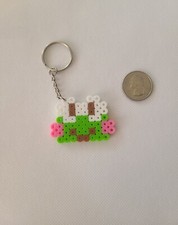 Perler Bead Keychain Sanrio Keroppi HOMEMADE