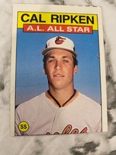 1986 Topps - All Star #715 Cal Ripken  RARE MISCUT!!!! AMAZING FIND!!!!