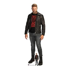 Edge Leather Jacket Lifesize Cardboard Cutout Official WWE Standee  FREE Mini
