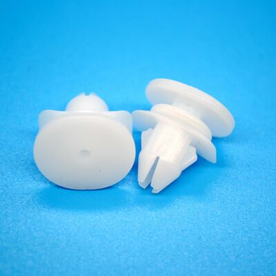 10-Pack Lower Molding Retainer Clips For Volvo S80 V70 XC70 XC90 – White Nylon, Replaces 30784514
