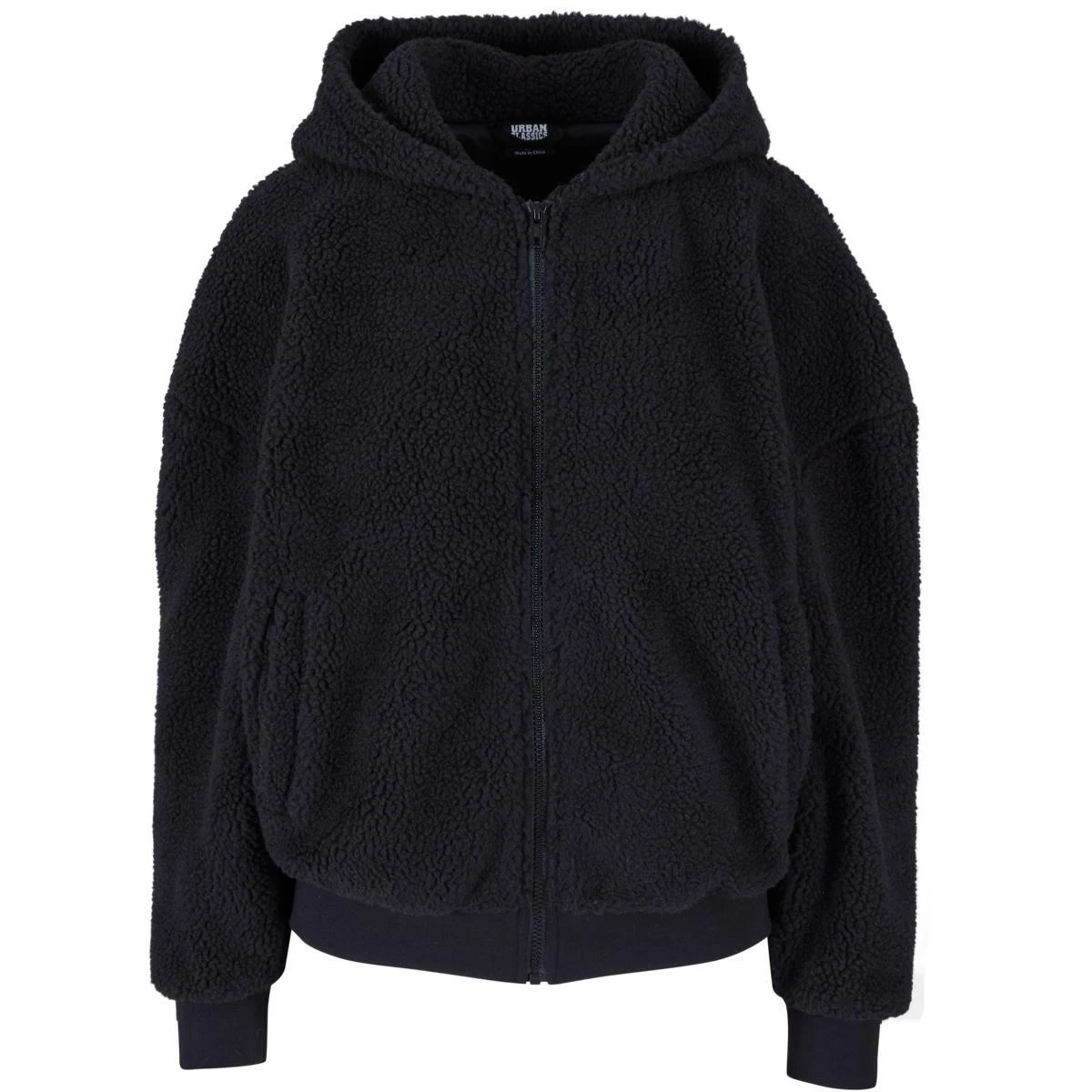 SACAI Felpa con cappuccio felpa con cappuccio con cerniera Sherpa con cappuccio cerniera urbani classici donna oversize