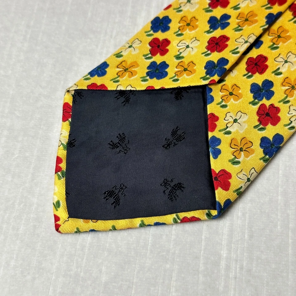 Corbata de cuello ancha tradicional de seda Brooks Brothers Makers para hombre con:3,75" por L:59" Foto 2 de 4