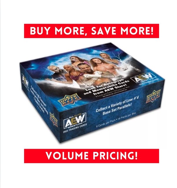 2022 Upper Deck AEW Wrestling Hobby Box