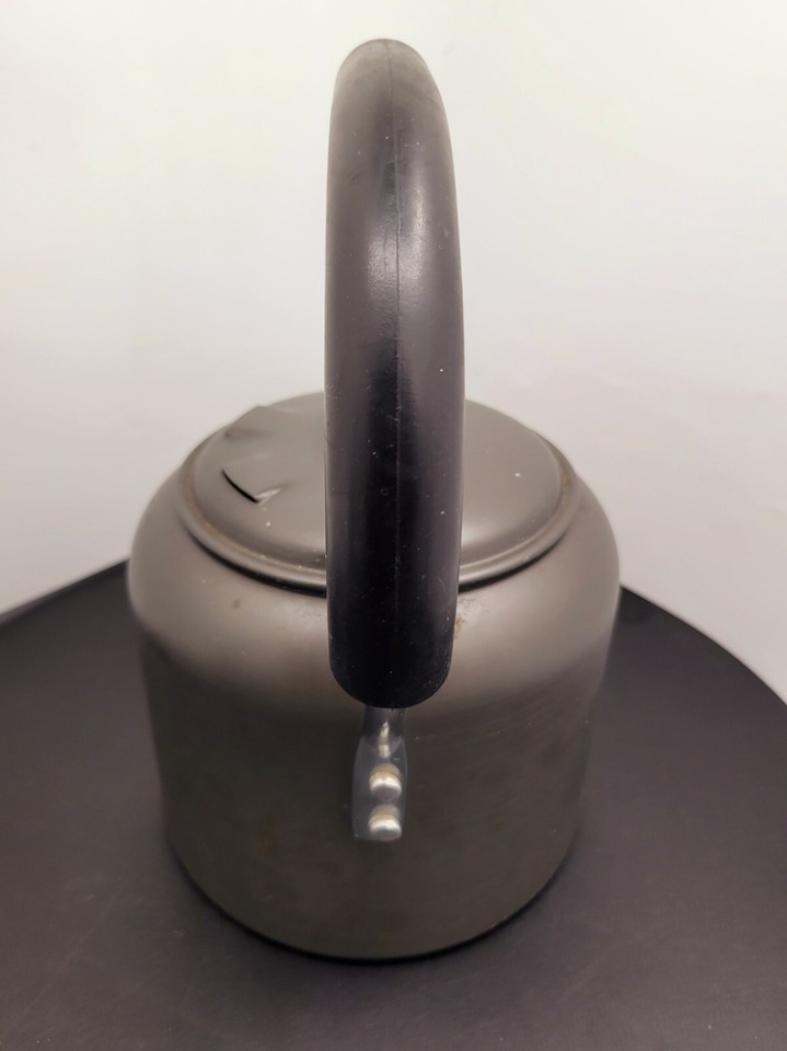 VTG Calphalon Metal Tea Pot Kettle Made In Ireland Anodized 2 QT Celtic