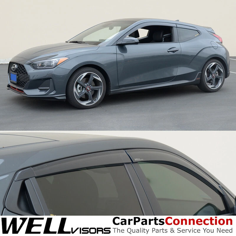 Hyundai veloster rain guards outlet